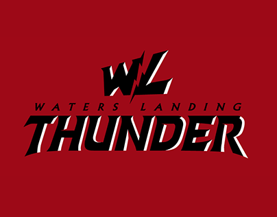 Waters Landing Thunder Swim Team Identity