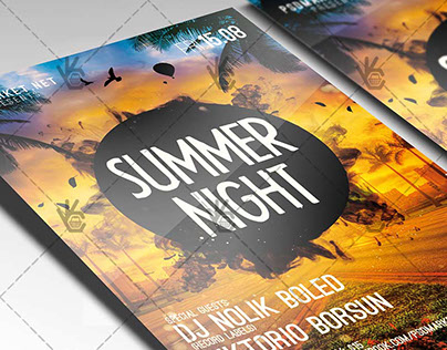 Summer Night - Premium Flyer PSD Template