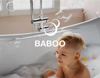 Baby shampoo brand identity