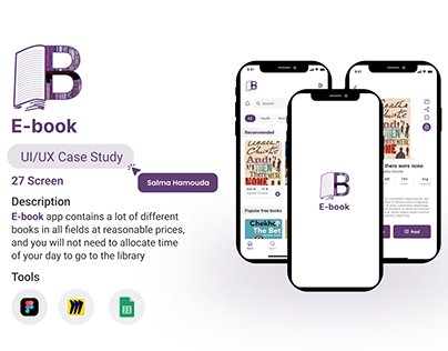 E-book app UI/UX Case study