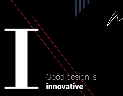 10 principles of good design-Dieter Rams.