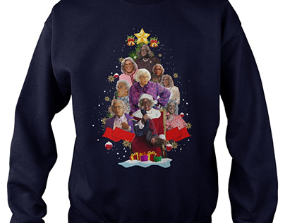 Madea Christmas Tree Sweat Shirt