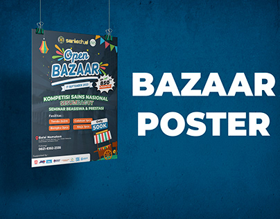 Bazaar Poster for UMKM At Kompetisi Sains Nasional