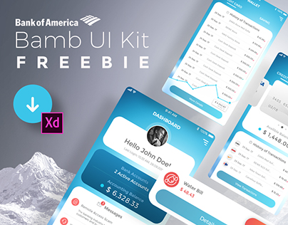 Bank of America Free UI Kit