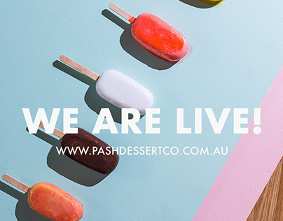 Web Design and Development for Pash Dessert Co.