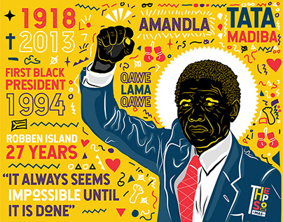 67 Minutes of Illustrating Nelson Mandela