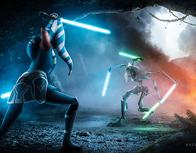 AHSOKA vs. GRIEVOUS - Star Wars Concept Art