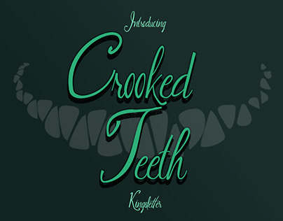 Crooked Teeth Font