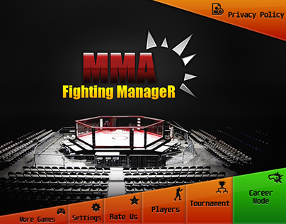 MMA Fighting Game GUI