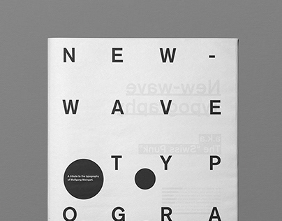 New-Wave Typography | Tribute to Wolfgang Weingart