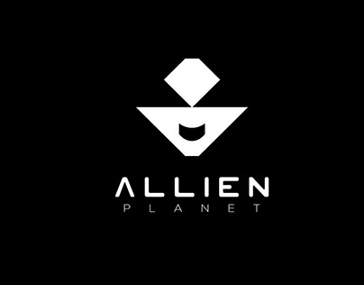 Allien Planet Unique Exclusive Brand Logo Design
