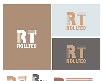 Options for new logo for a rollup curtain company