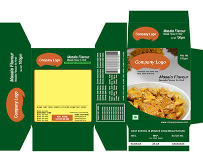 Masla Box packages Design