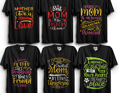 Mother's Day Typography T-shirt Design