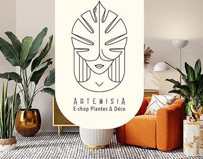 Logo et site web Artemisia Plantes et déco