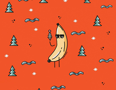 Merry Christmas Banana