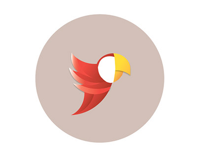 Vector icon parrot