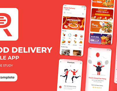 Repas Delivery - Food Delivery App - UI/UX
