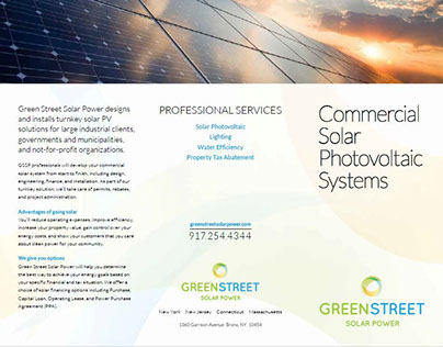 Commercial Solar Trifold