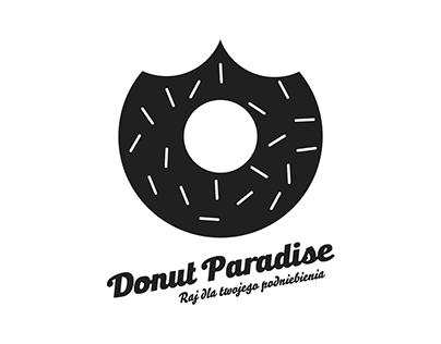Donut Paradise - Logotype and Advertising Scenario