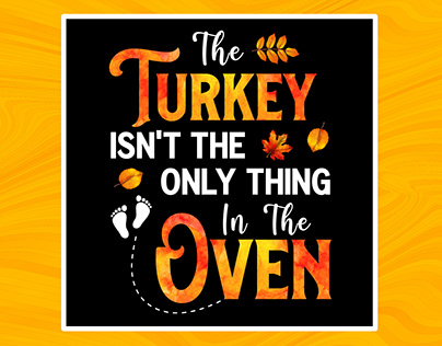 Turkey T-shirt Design Thanksgiving day