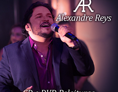 Capa DVD e CD Cantor Alexandre Reys