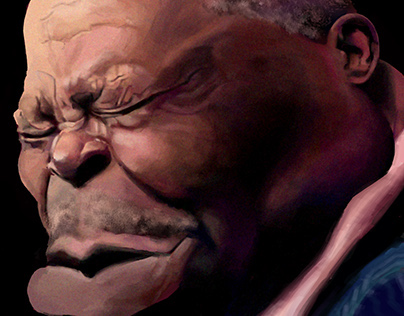 Caricature: BB King
