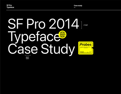 SF Pro (2014) Typeface — Case Study