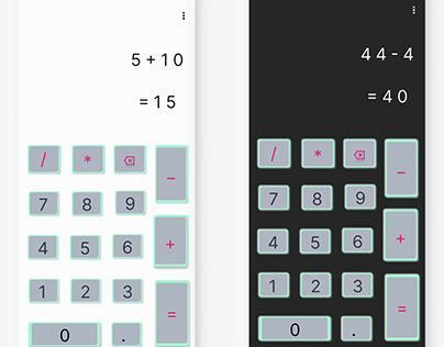 calculator ui design interface