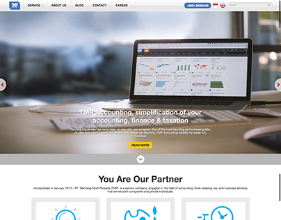 web design for accounting company