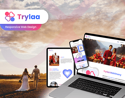 Trylaa Matrimony - Responsive Website Design