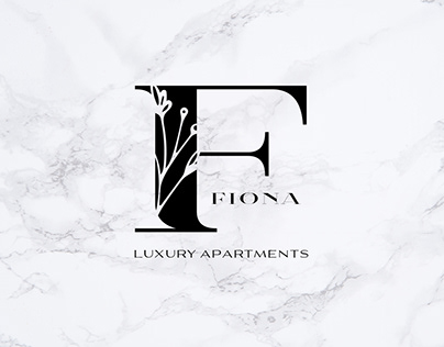 Fiona Luxury Apartments Logo Concepts