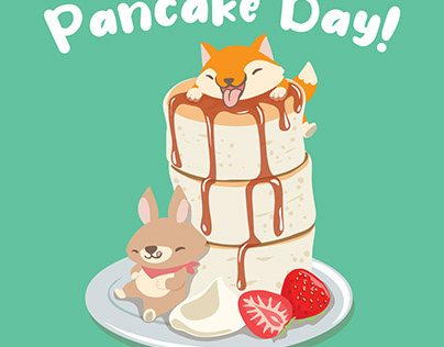 Haru and Furi - Pancake Day