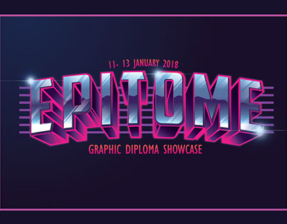 EPITOME (Graphic Uitm Si Diploma Showcase) Logo/Poster