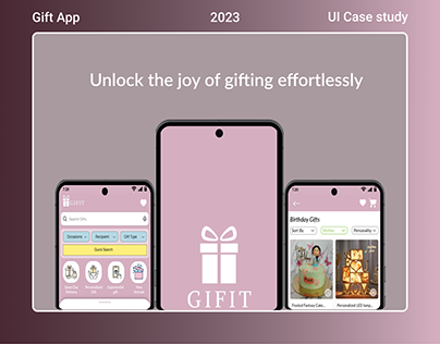 Gift App - UI Case Study