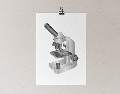 / Illustration/ Microscope /