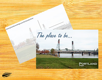 Portland Postcard Mock-up