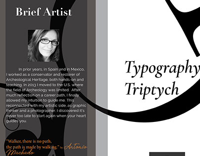 Typography Poster Brochure