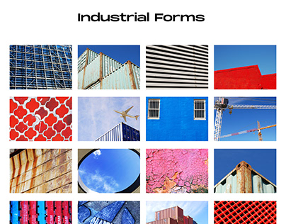 Industrial Forms Poster