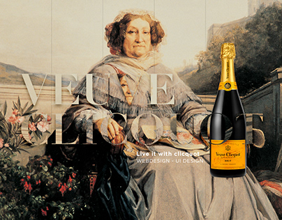 Veuve Clicquot Champagne Projects  Photos, videos, logos, illustrations  and branding on Behance