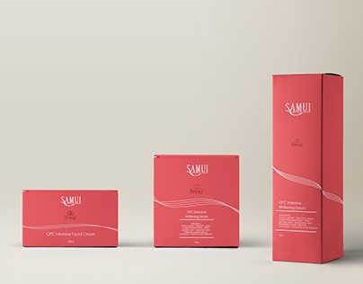 Samui skin Design-醫美保養品包裝設計