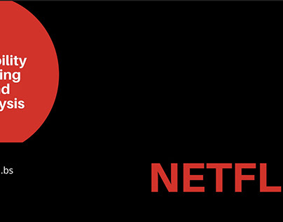 Netflix Usability test redesign