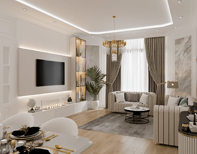 Neoclassical living room project