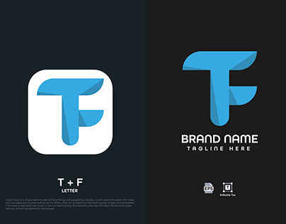 tf letter logo