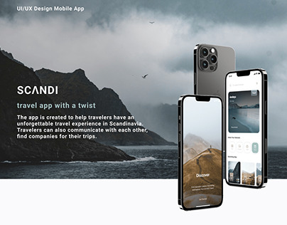 SCANDI — Travel App Design | UI/UX