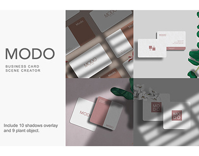 Modo - Business Card Scene Creator
