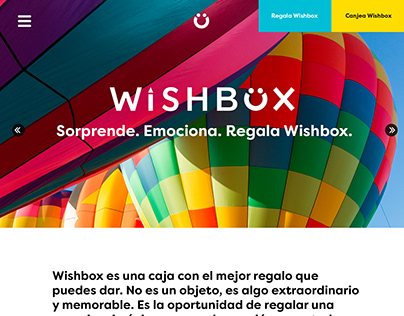 Wishbox Landing page