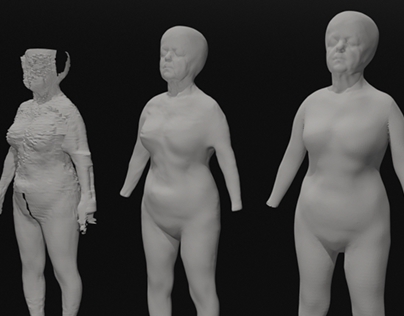 3D body scan and corrections