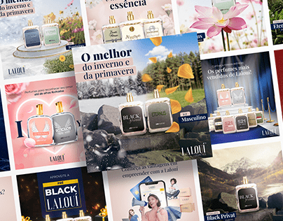 Lalouí | Perfume - Social Media, Banner e Motion