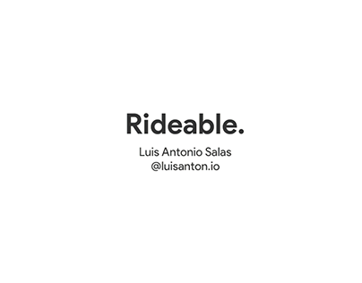 Rideable